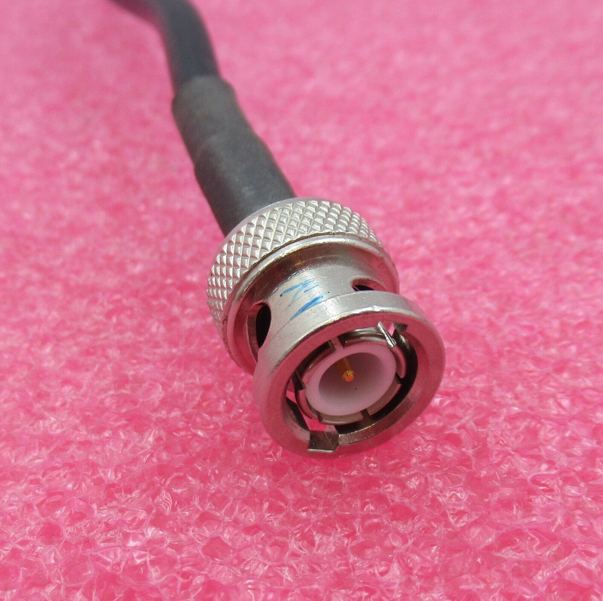 BNC Plug Male Straight To BNC Plug Male Straight 0.5M Black Coaxial RF Cable