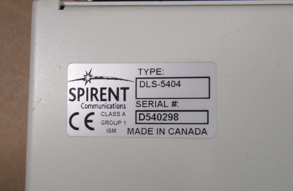 Spirent DLS 5404 Dual ADSL2++ Noise Injection Unit + DLS5P02 Power Supply