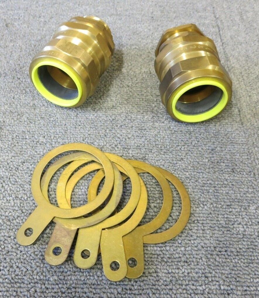 2 x CMP BS6121 Part 1:1989 CMP 40 CW M40 Mexhanical Heavy Duty Cable Glands