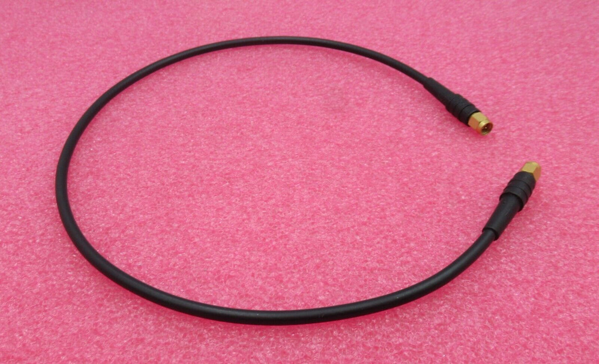 SMA Plug Male Straight To SMA Plug Male Straight 0.6M Black Coaxial RF Cable