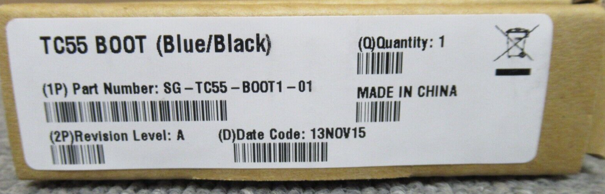 3 x New Zebra SG-TC55-BOOT1-01 Blue/Black Protective Boot Case TC55