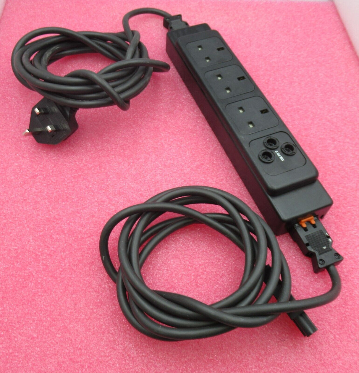 Under Desk Power Modular 3 Individually UK Sockets 3.15A Max BS 5733