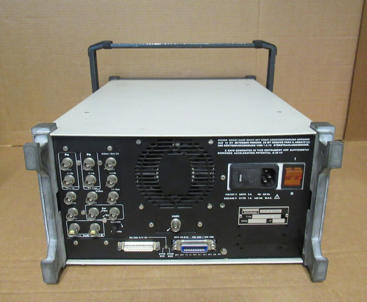 Schlumberger SI 7703 B Digital Data Analyzer
