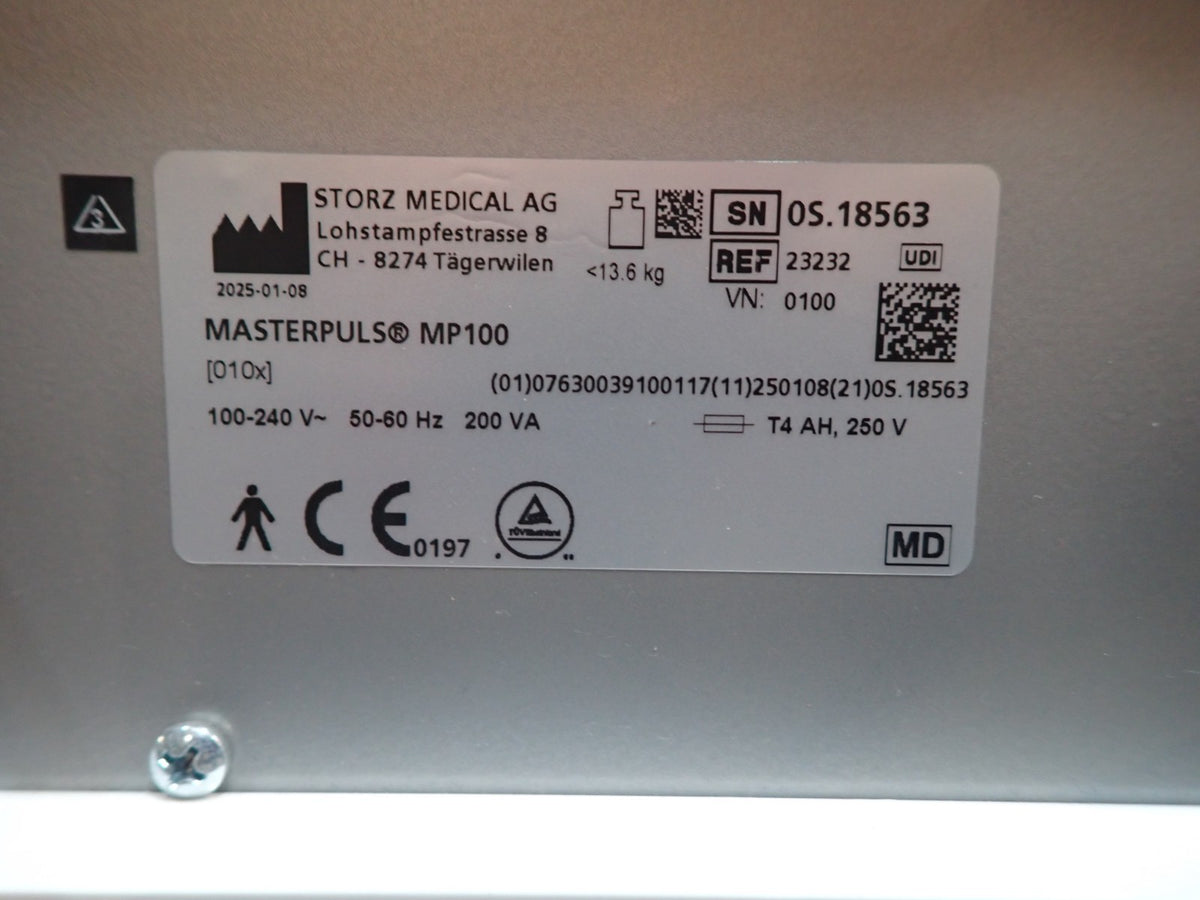 2025 Storz Medical Masterpuls MP100 Ultra Radial Shockwave Therapy (ESWT)19