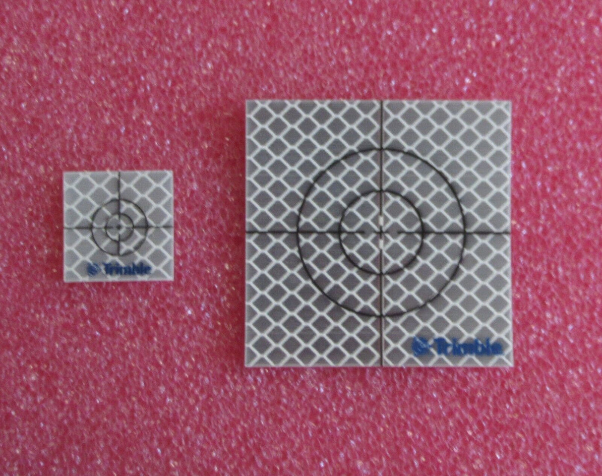 NOUVEAUX autocollants réfléchissants pour cibles Trimble DR 25 x 25 mm + 60 x 60 mm 57012007
