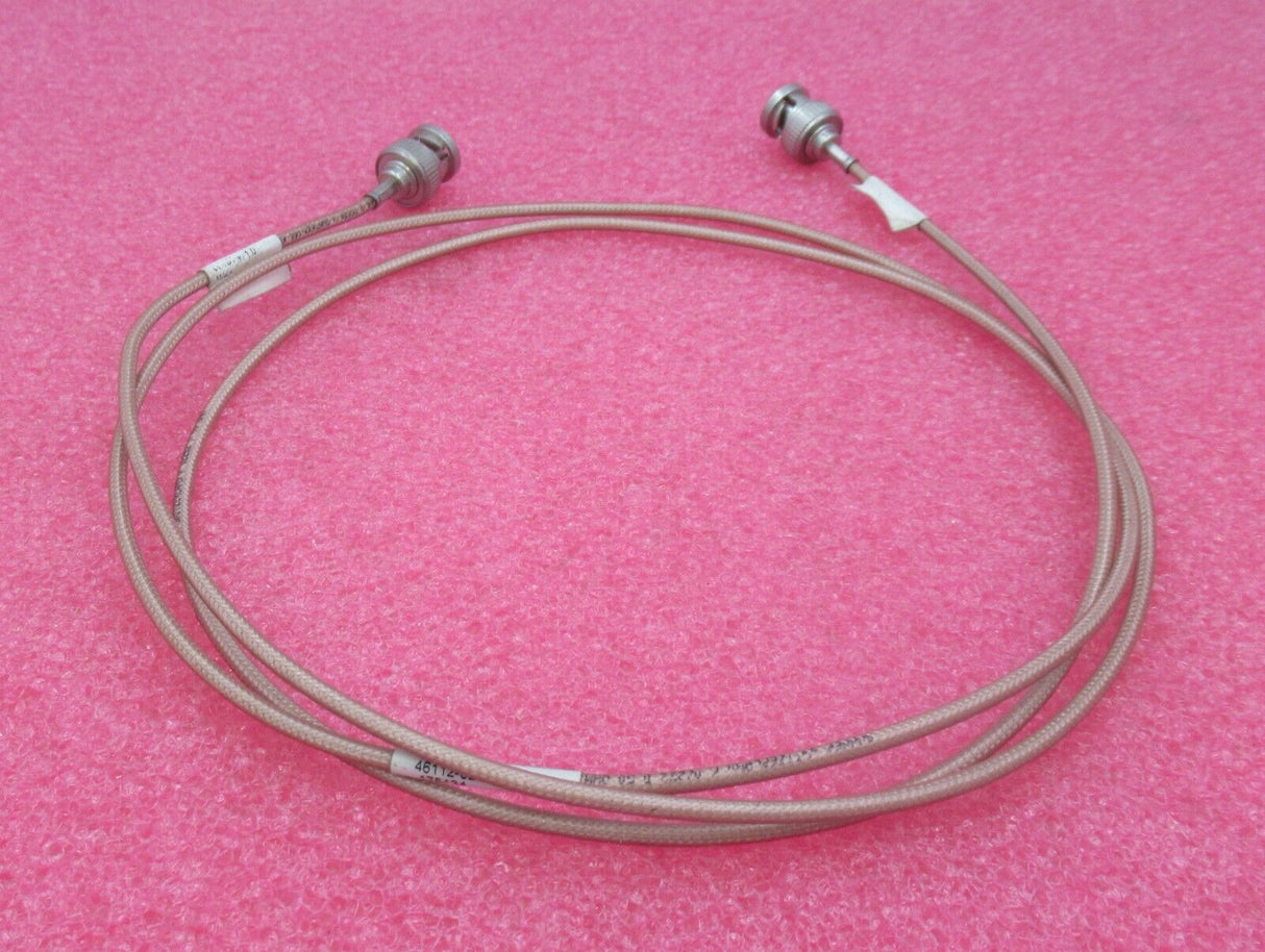 BNC Plug Male To BNC Plug Male 1.5M Light Brown Coaxial RF Cable