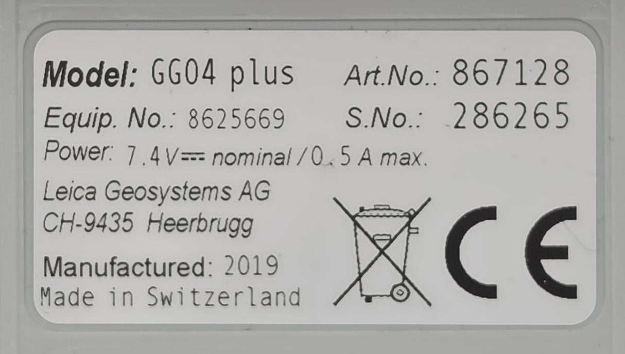 Leica Zeno GG04 Plus Smart Antenna POST2 Centimetre Mapping RTK GNSS Receiver7