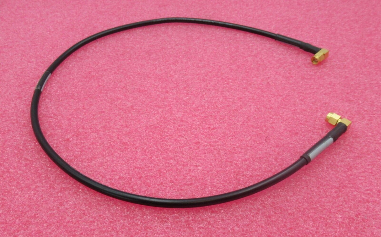 Huber & Suhner 990594B RF Coaxial Cable 65cm SMA Male Right Angle to Right Angle
