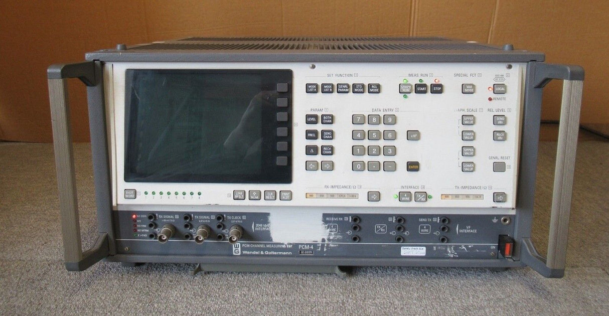 Wandel & Goltermann PCM-4 E1 PCM Digital Multiplexer Channel Measuring Set