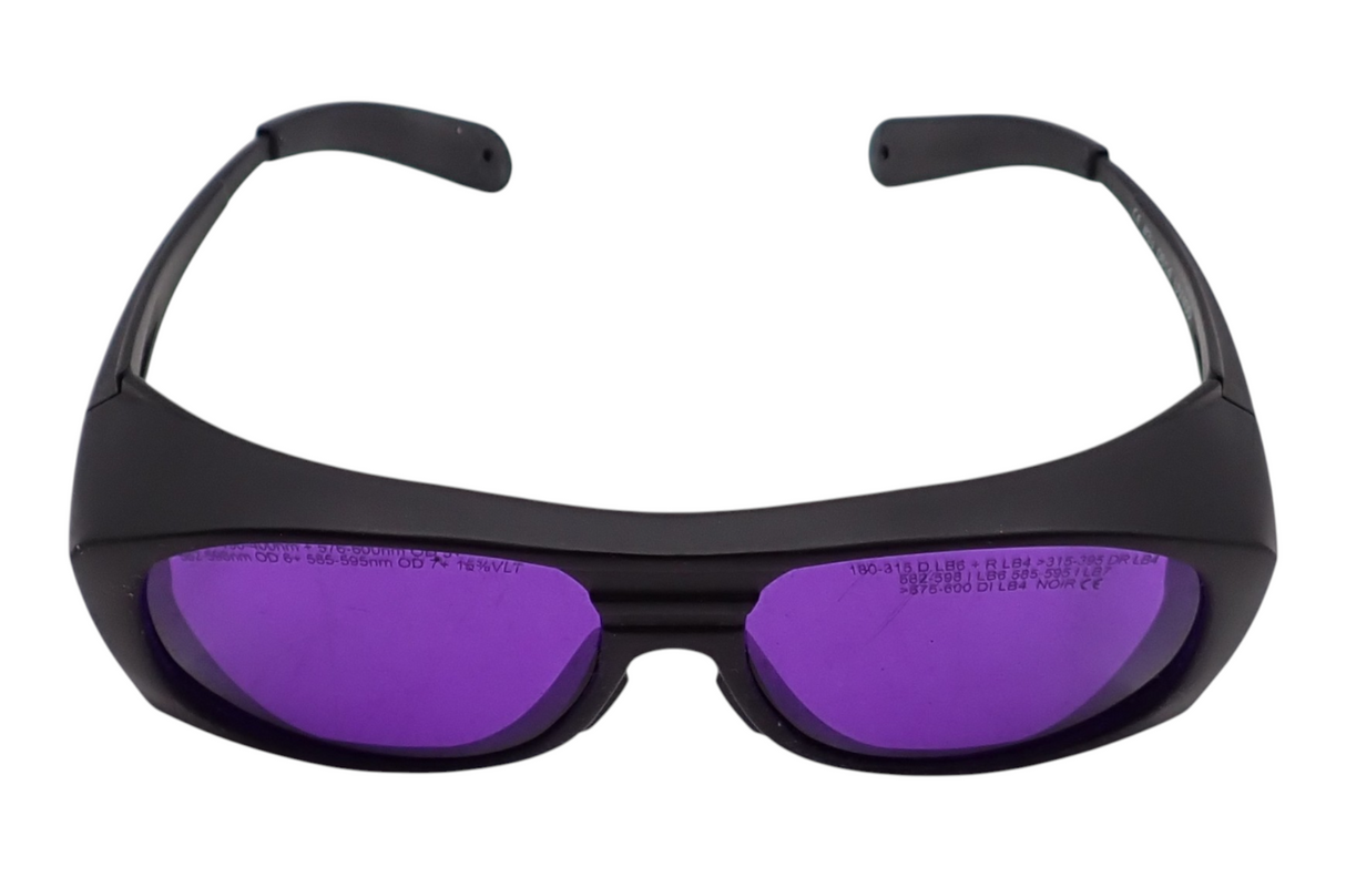 Laser Physics 190400nm + 576600nm OD6+ Laser Safety Glasses Goggles Purple5