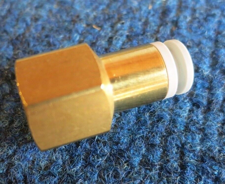 3 x SMC KQ2F06-02 371-9397 Stainless Steel Hydraulic Straight Compression Tube