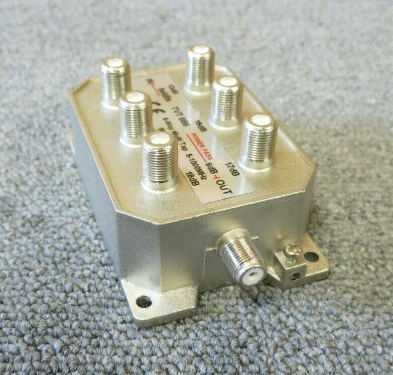 Teldis TVT666 6 Port Tap with graduated losses