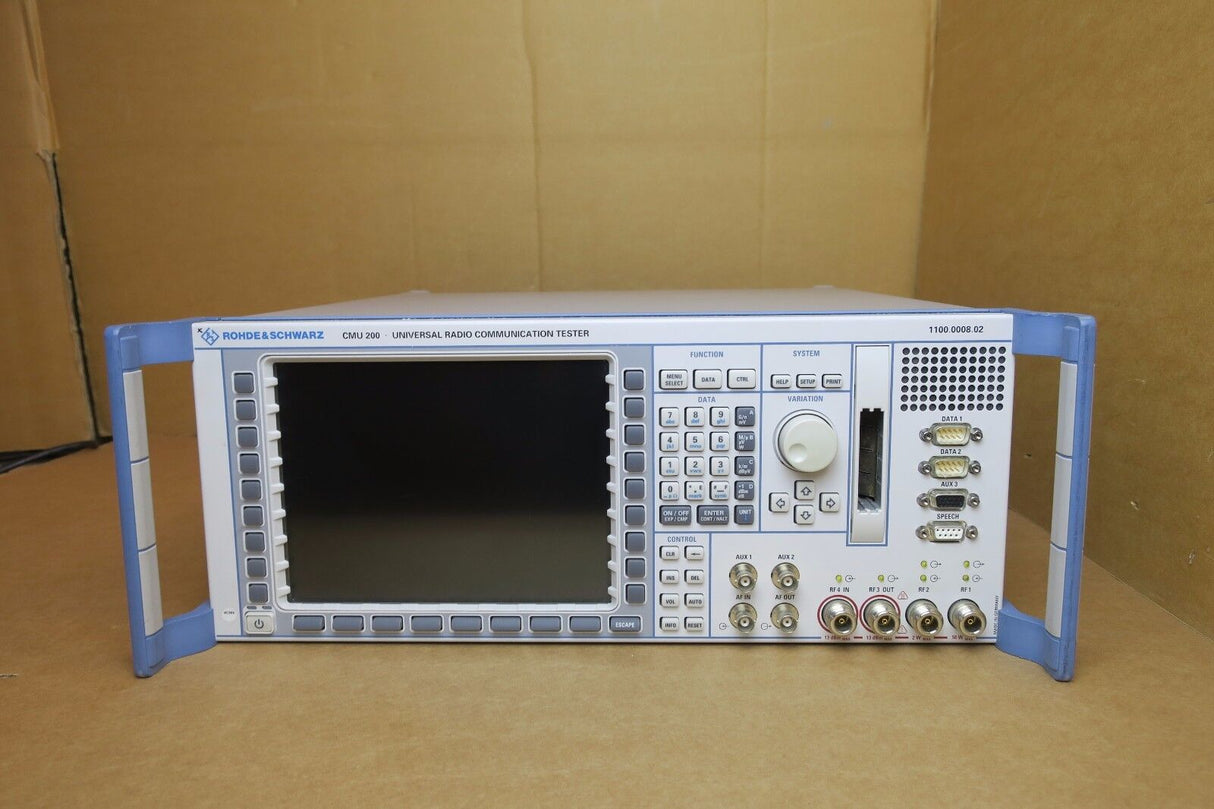 Rohde & Schwarz CMU 200 Universal Radio Communication Tester 1100.0008.02 R&S