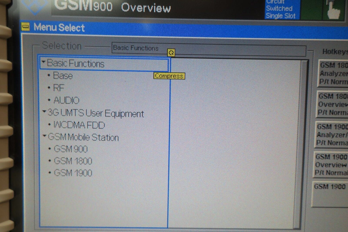 Rohde & Schwarz CMU 200 Universal Radio Communication Tester 1100.0008.02 R&S