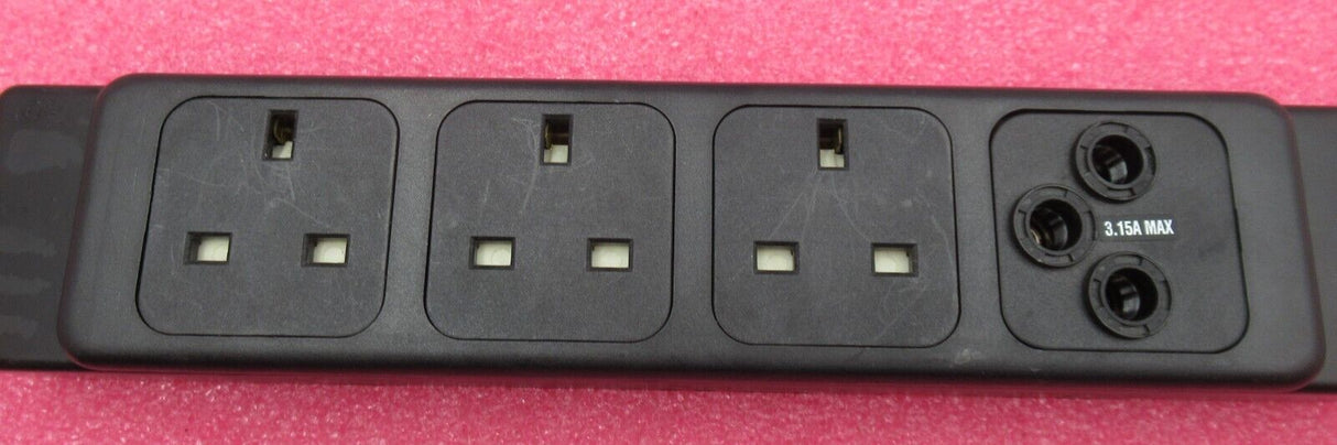 Under Desk Power Modular 3 Individually UK Sockets 3.15A Max BS 5733