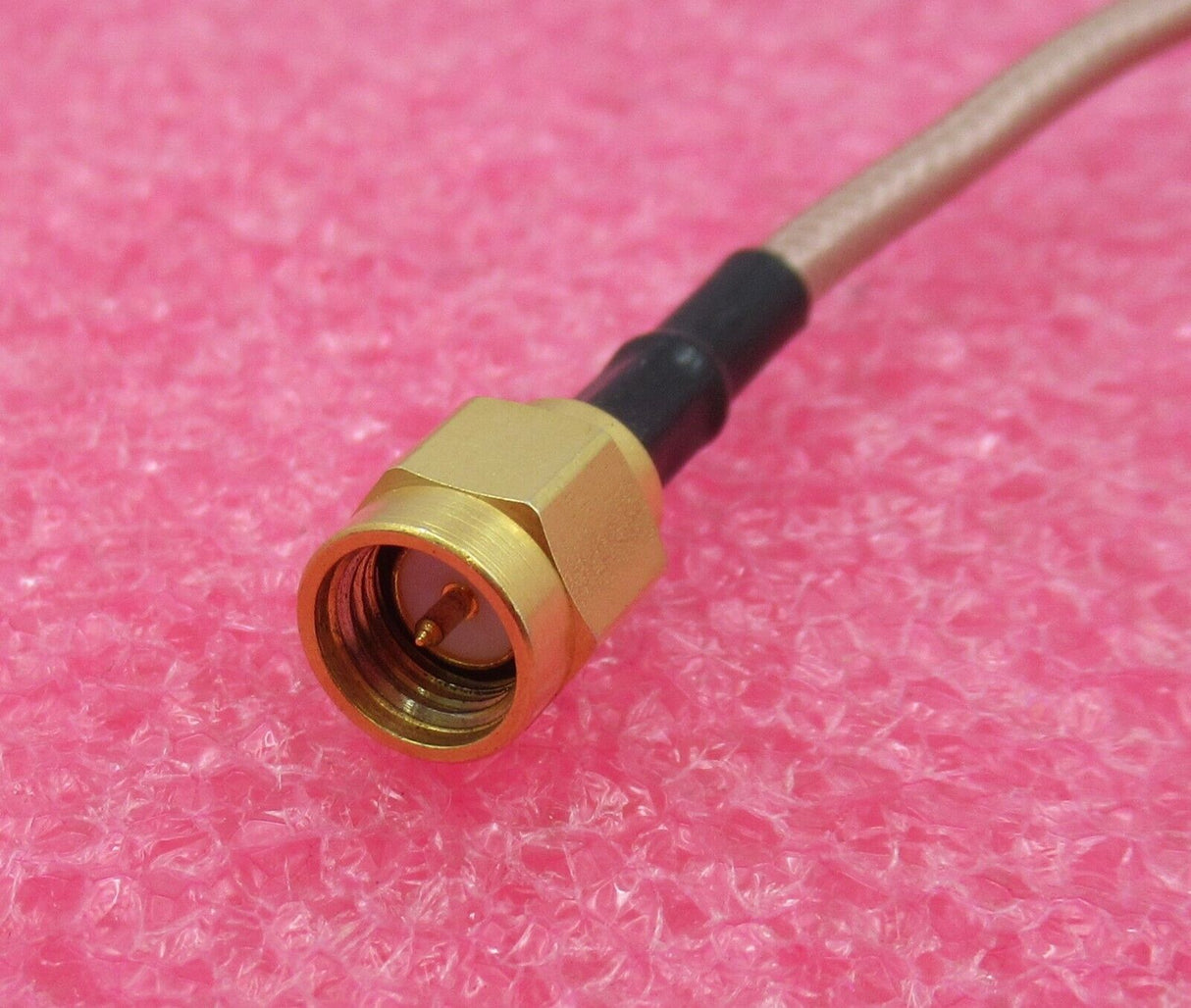 300MM SMA Plug Male Straight To SMA Plug Male Straight Brown Coaxial RF Cable