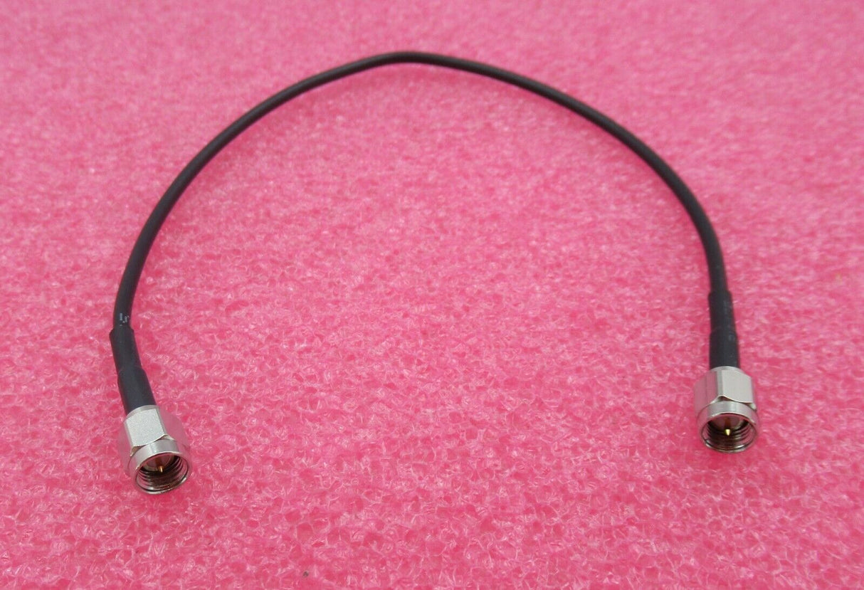 SMA Plug Male Straight To SMA Plug Male Straight 280MM Black Coaxial RF Cable