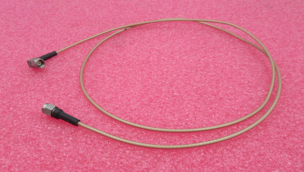SMA Male Right Angle To SMA Male Straight 1M Brown Coaxial RF Cable
