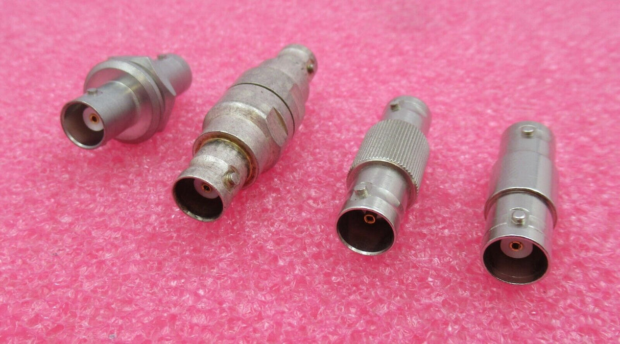 Joblot 4 x RF Coaxial Coupler Adapter 50OMH BNC Female Jack To BNC Female Jack