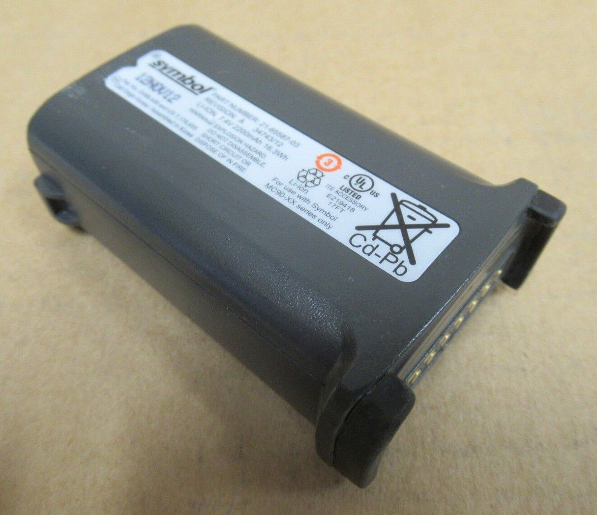 Symbol original 21-65587-03 7.4V 2200mAh 16.3Wh Battery For MC9000 Series
