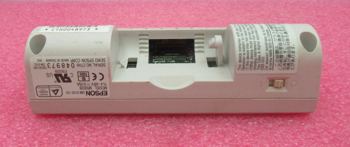 Epson DM-D110-101 M58DB Point Of Sale POS Customer LCD Display White For DM-D110
