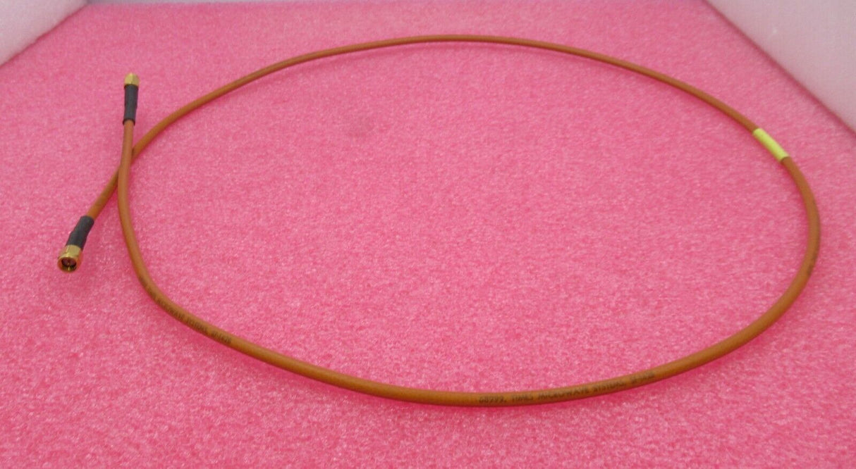 SMA Plug Male Straight To SMA Plug Male Straight 1.2M Orange Coaxial RF Cable