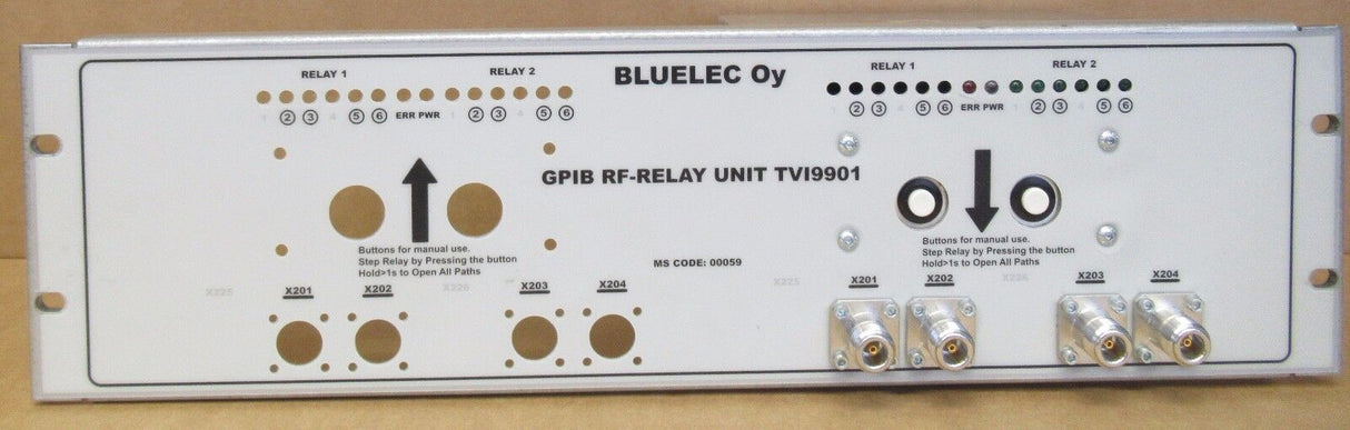 Unité de relais RF GPIB Bluelec TVI9901 4 x sorties 1 x unité de configuration de relais