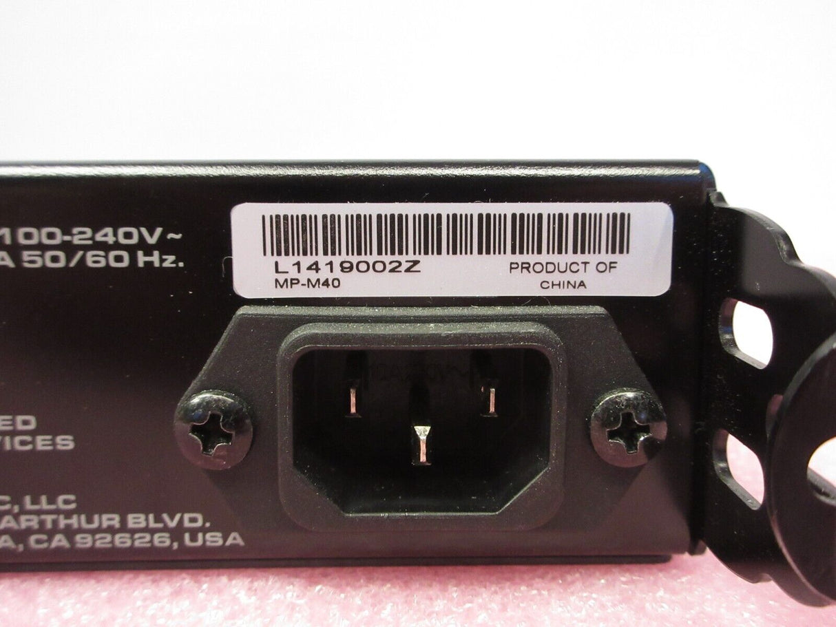 QSC MP-M40 8 Input / 4 Output Music and Paging Zone Mixer 1U Rackmount