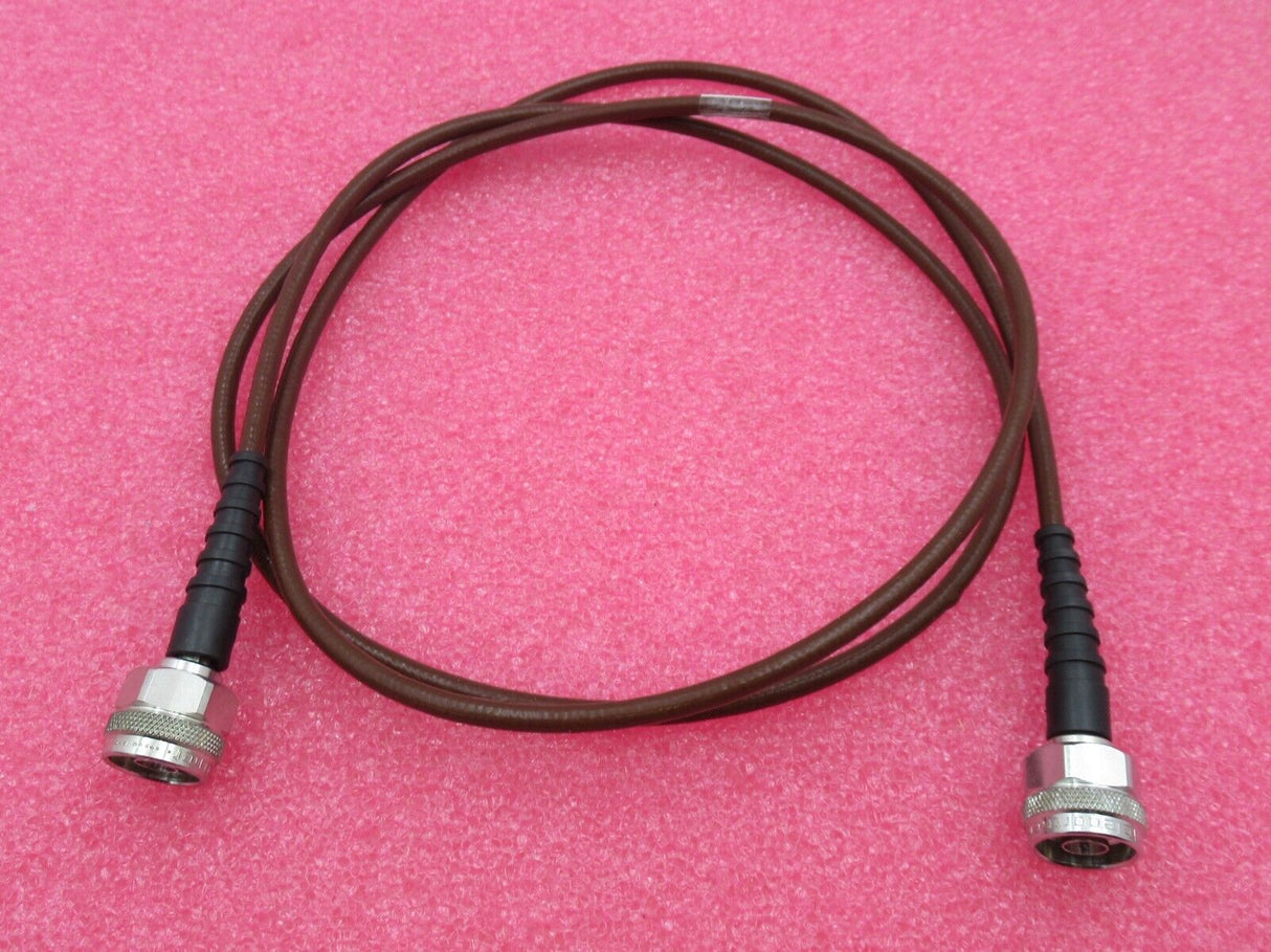 Straight N Plug Male To Straight N Plug Male 1.5M Brown Coaxial RF Cable