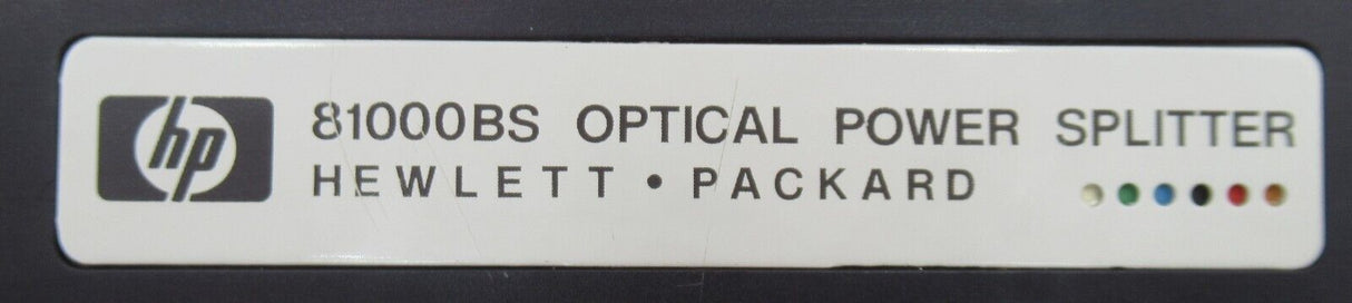 HP Agilent Keysight 81000BS Optical Power Splitter 1200-1650 nm