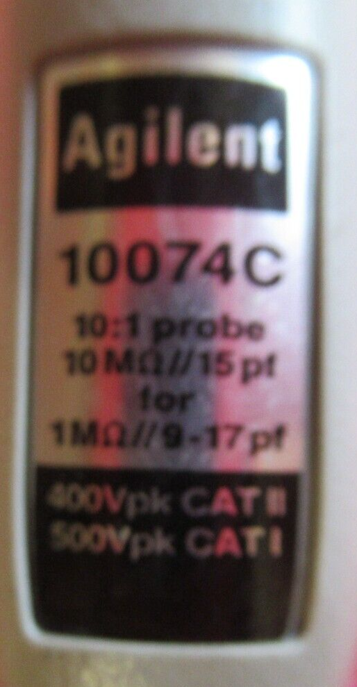 HP Agilent 10074C 150MHz 10.1 15pF Passive Probe 1.5M For 54620 6000 Series