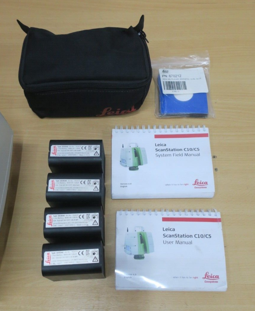 Leica Geosystems ScanStation C10 3D All-in-One Laser Scanner HDS Survey