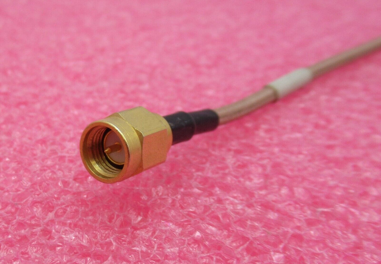 Straight SMA Plug Male To Straight SMA Plug Male 2.5M Brown Coaxial RF Cable