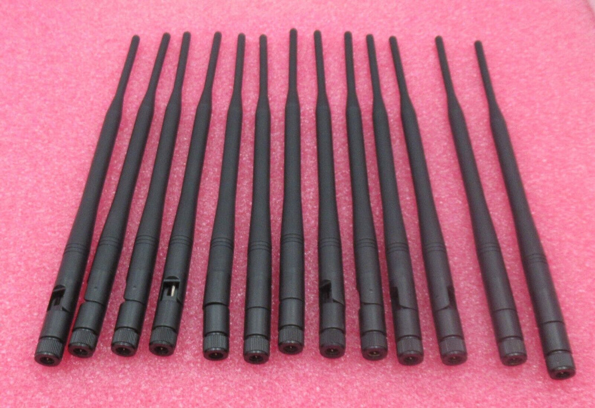 Job Lot 13 x Whip WiFi Hinged Antenna with SMA RP Connector 13cm Long