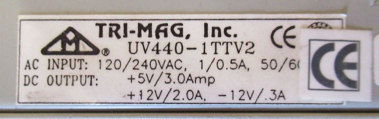 TRI-MAG UV440-1TTV2 AC/DC Power Supply 5V/12V 3A/2A 40W 6-Pin