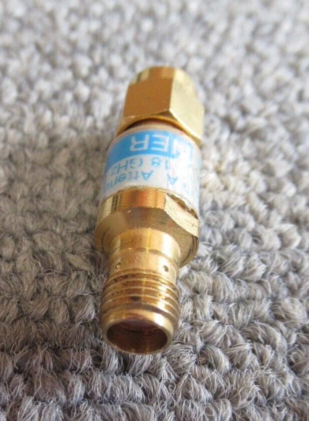 Huber & Suhner 6806.19.A 50? RF Attenuator SMA Plug To Socket 6dB DC 18GHz