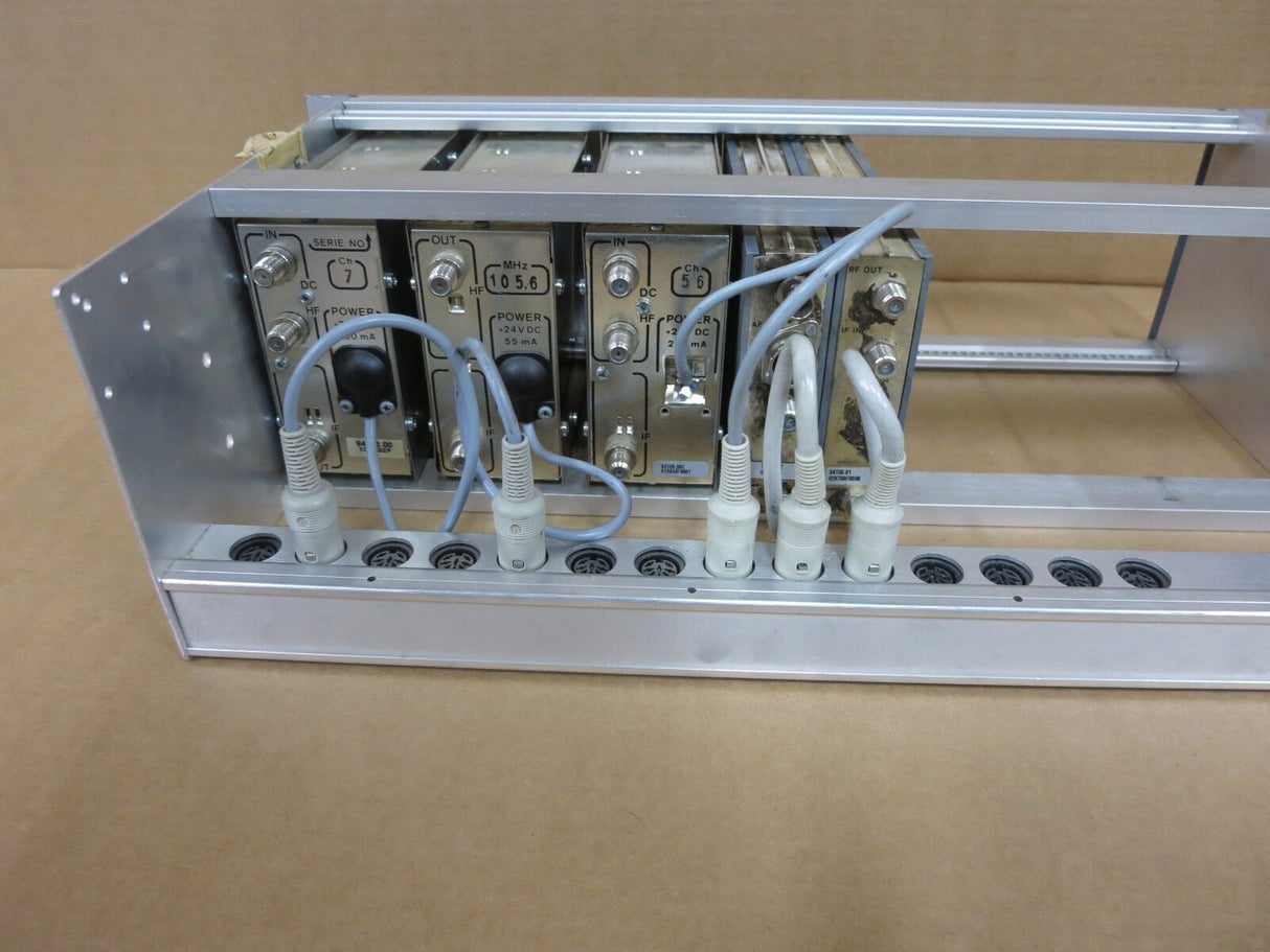 Arcodan 5 x Modules & Chassis For Mount In 19" IF TV Modulator FM Up Converter