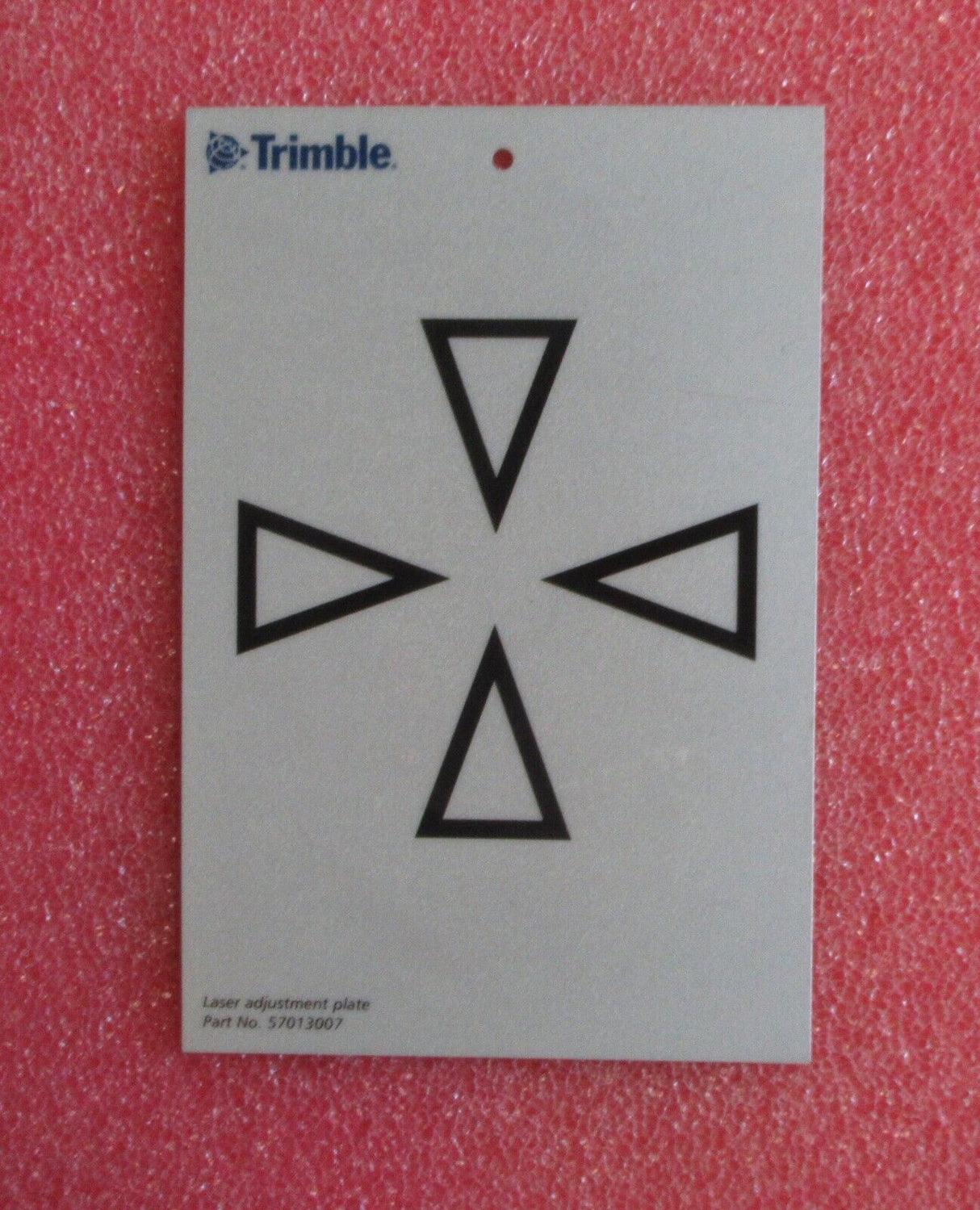 Trimble S Series SX10 SX12 Laser Adjustment Plate 57013007
