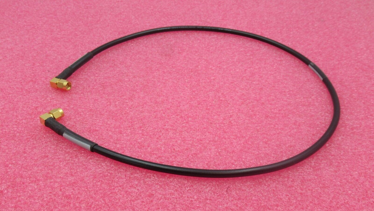 Huber & Suhner 990594B RF Coaxial Cable 65cm SMA Male Right Angle to Right Angle