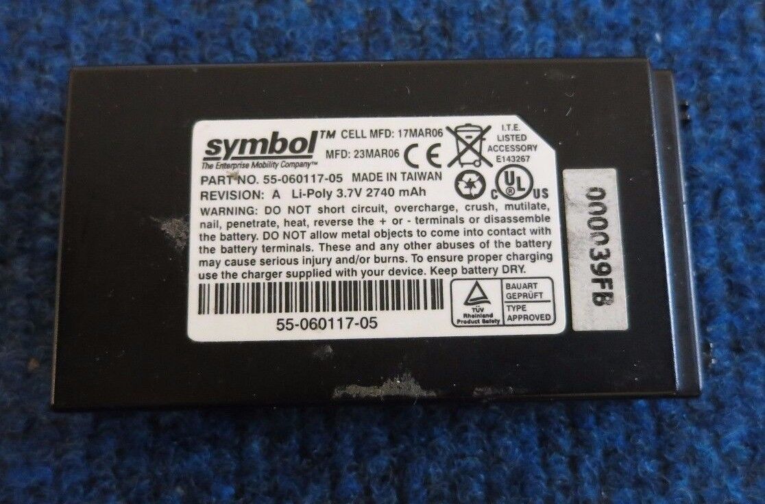 3 x Symbol 55-060117-05 55-060117-86 battery for MC30X0 MC3090 3.7V 2600mAh