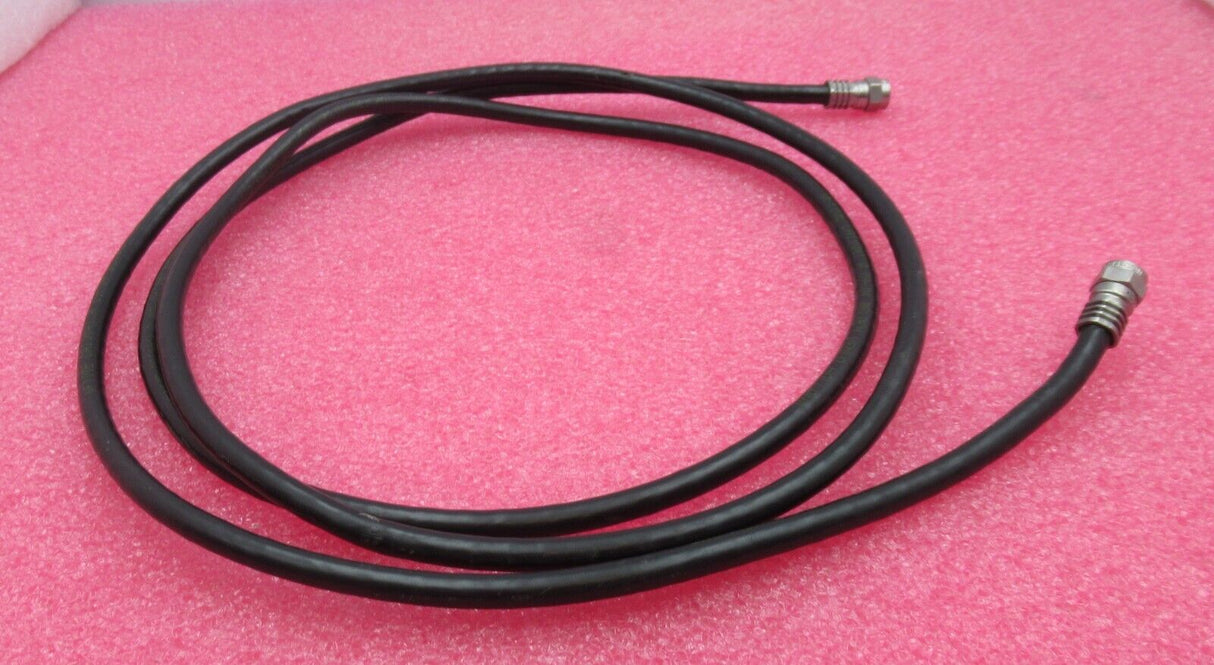 Job Lot 2 x F Connector Male To F Connector Male 2M/3M Black RF Coaxial Cable