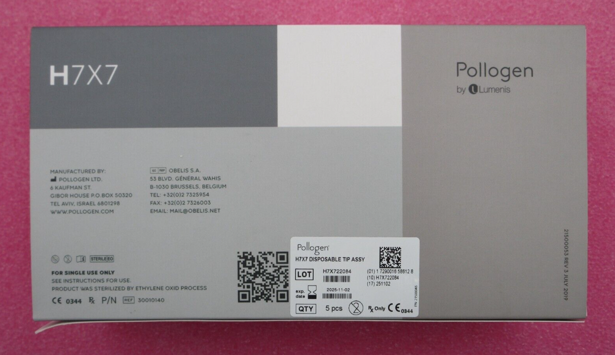 Lumenis Pollogen H7X7 Trifractional Disposable Tip Assembly 5 Pack H7X722084