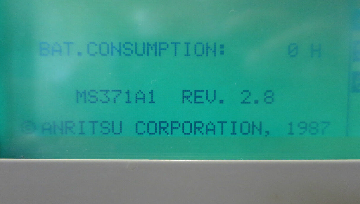 Anritsu MS371A MS371A1 PCM Analog Digital Channel Analyser ITU-T Measuring
