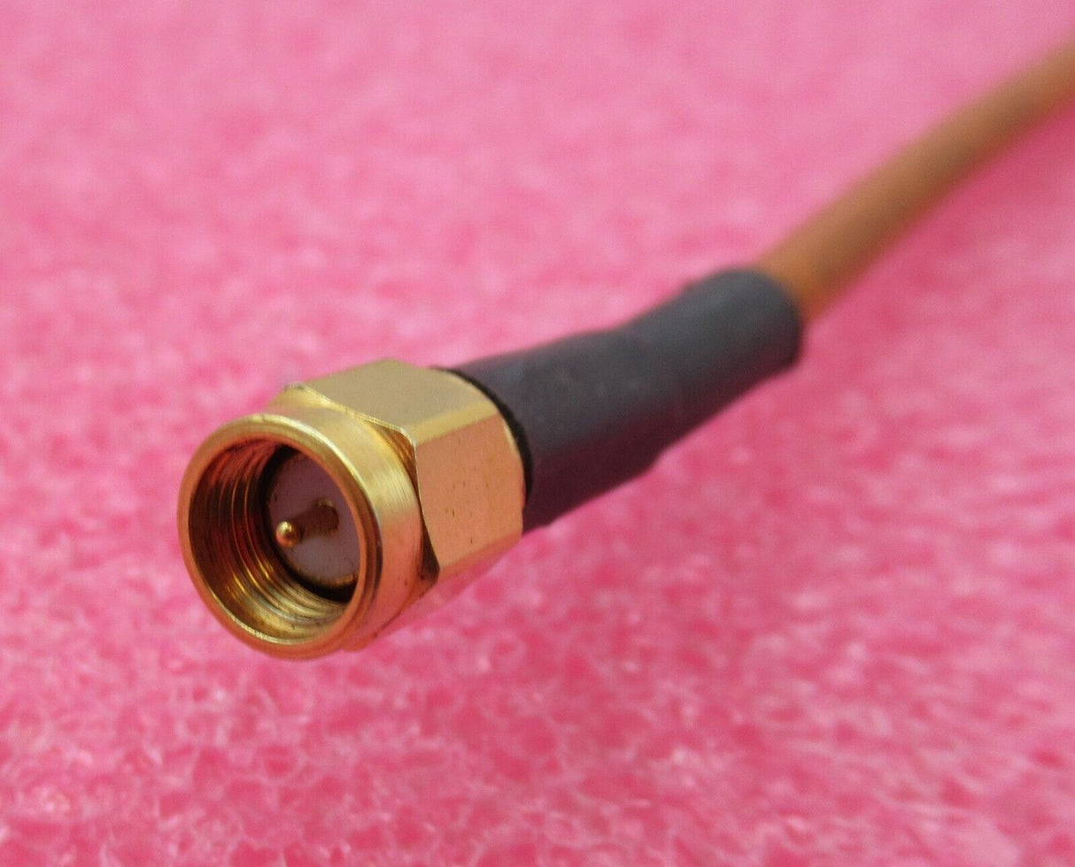 SMA Plug Male Straight To SMA Plug Male Straight 1.2M Orange Coaxial RF Cable