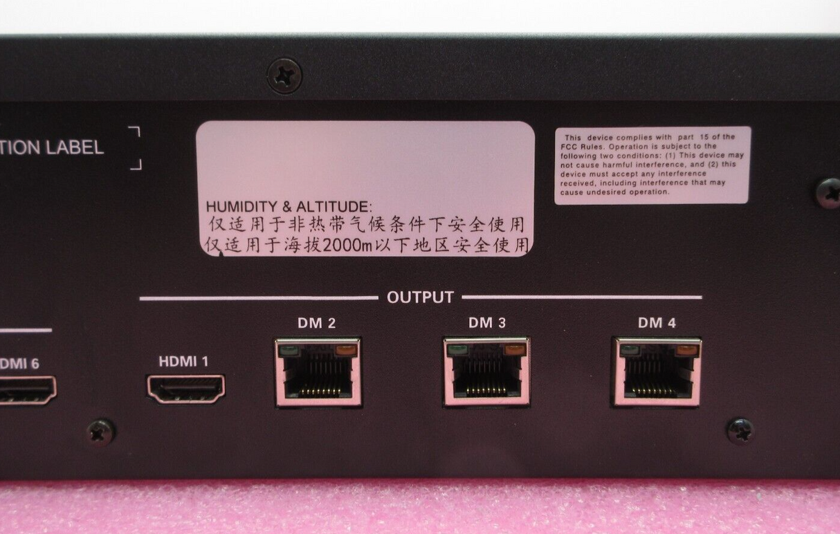 Crestron DM-MD6X4 DigitalMedia DM Media Distribution Center HD Matrix Switcher