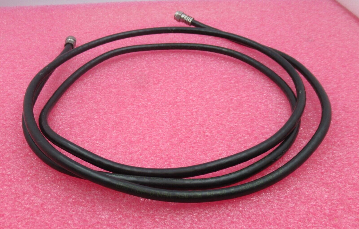 Job Lot 2 x F Connector Male To F Connector Male 2M/3M Black RF Coaxial Cable