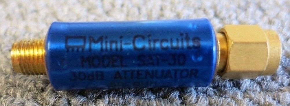 Mini-Circuits SAT-30 30dB SMA M/F Connector Attenuator 50ohm DC Ro 1000MHz