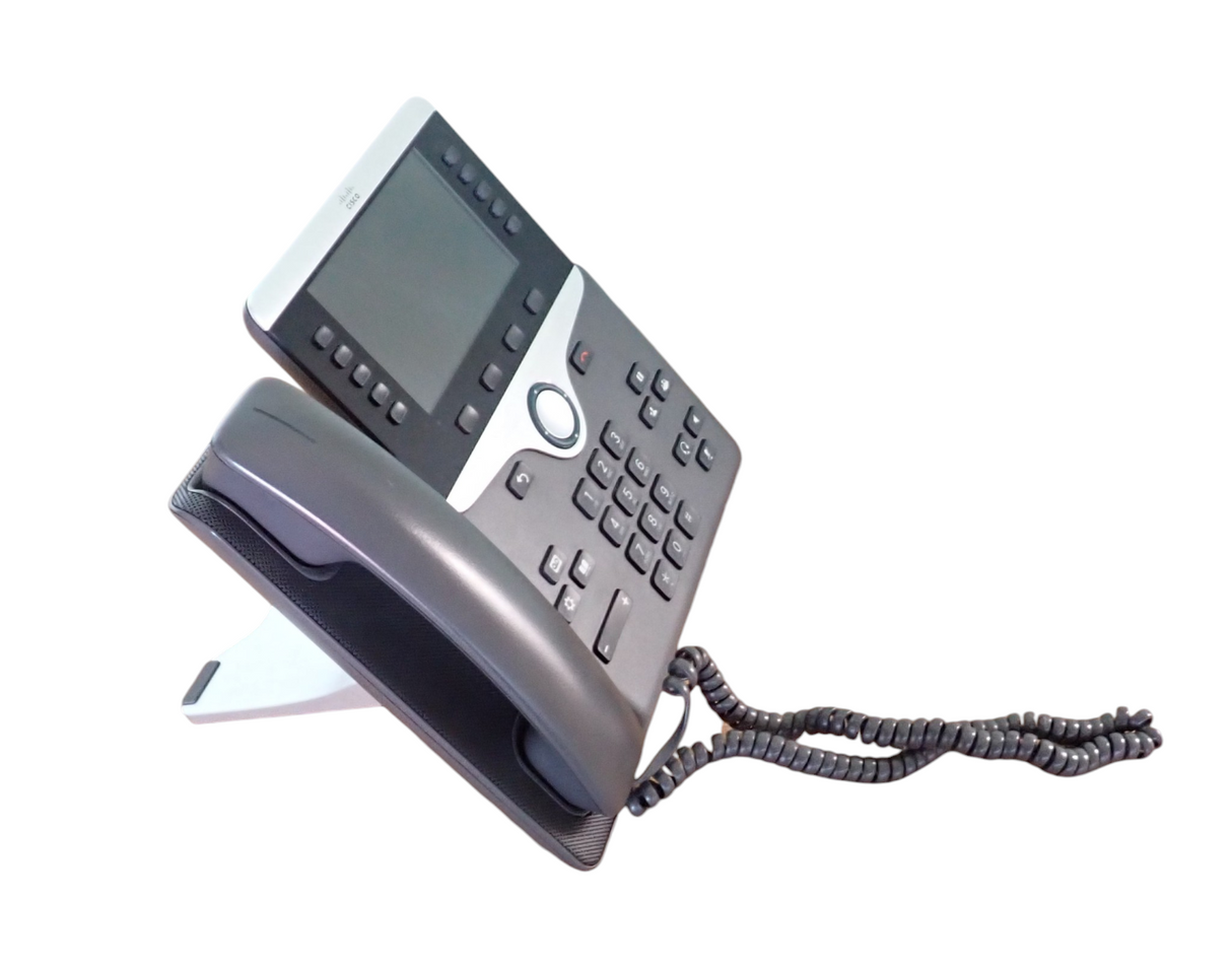Cisco CP 8851 IP PoE VoIP SIP Telephone Phone 5" Screen Duplex Speakers4