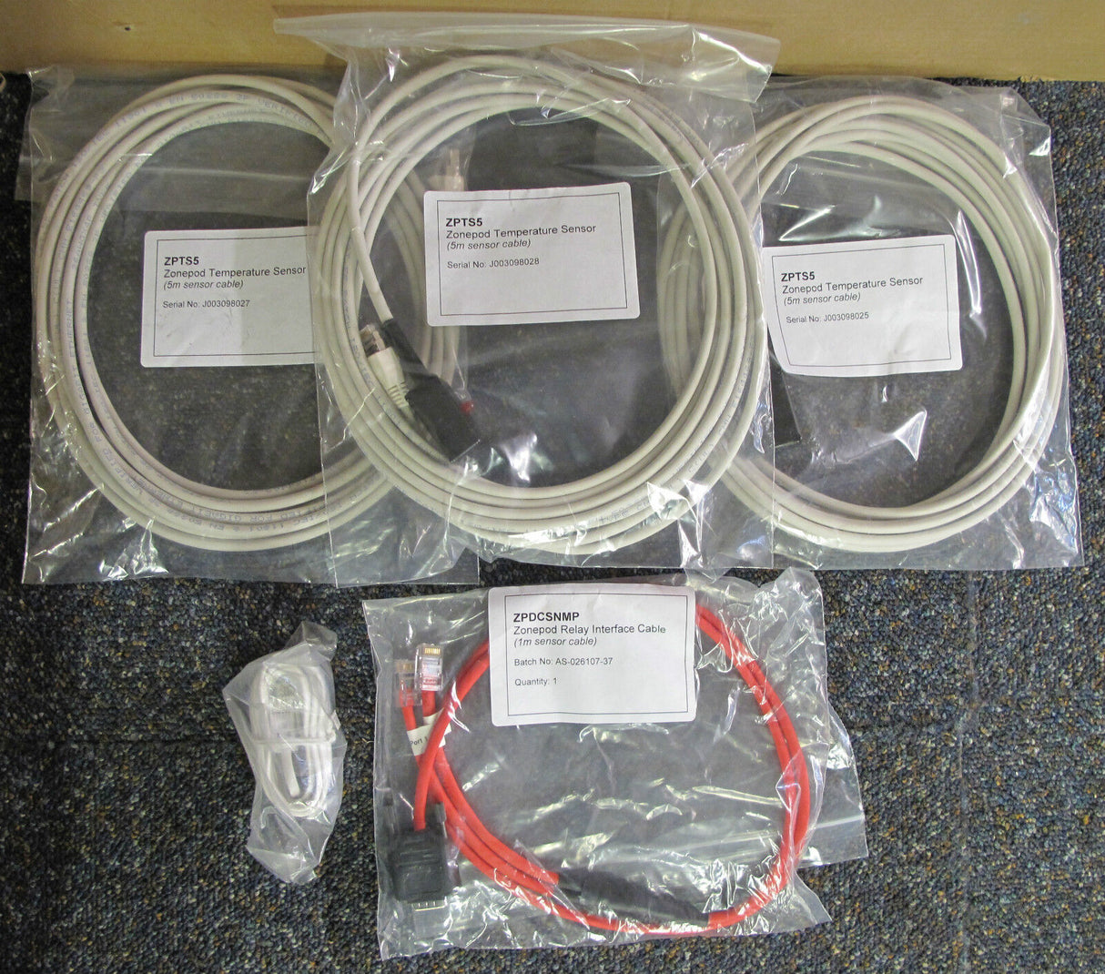 Jacarta ZP01UK 6-Port Sensor ZonePod, Environment Alarm System, P/n 1901183042