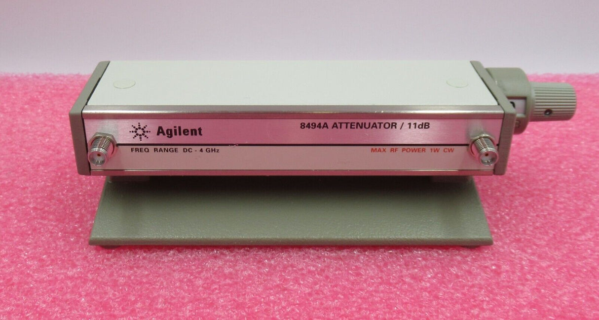 HP Keysight Agilent 8494A Manual Step Attenuator 4GHz 11dB 1dB
